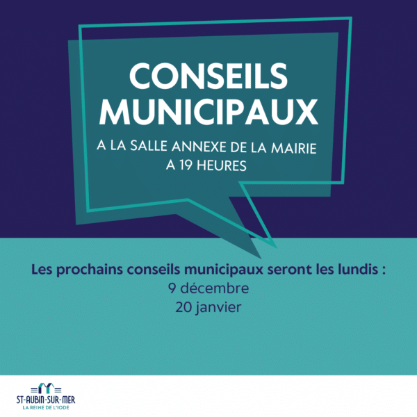 conseil municipal lundi 9 décembre à partir de 19 heures à la salle annexe de la mairie