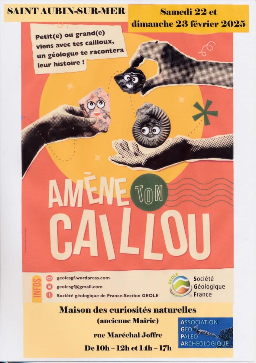 amene ton caillou - evenement à la maison des curiosités naturelles